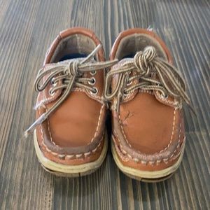 Toddler size 8 sperry boat shoes